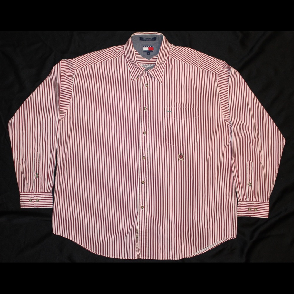 Tommy Hilfiger VINTAGE 90s Button-up Shirt Mens XL